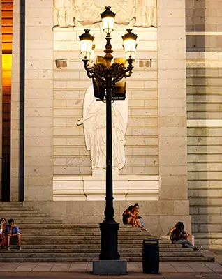 Iluminación en Madrid