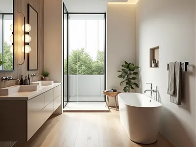 Diseño de interiores en baños, cocinas, salones, habitaciones...